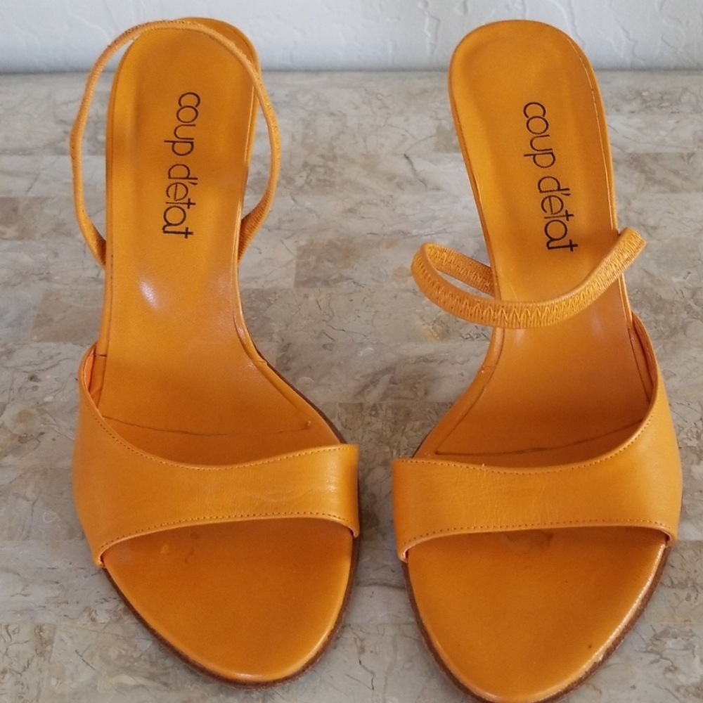 Tangerine Heels - Picture 3 of 7